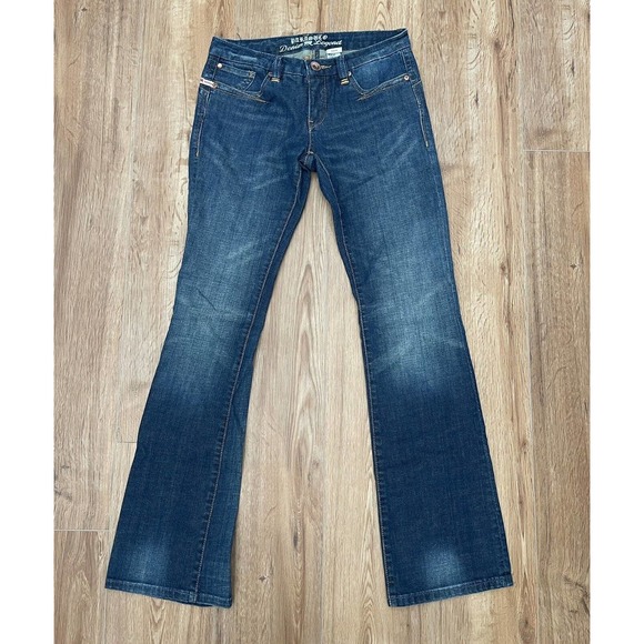 Parasuco Legend Stretch Bootcut Distressed Jeans Womens SZ 28 X 32 - Picture 1 of 6